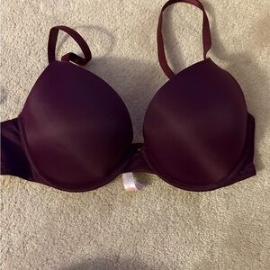 PINK Wear Everywhere Maroon Women's Bra
